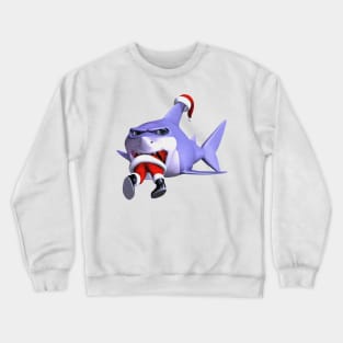 Christmas Shark Crewneck Sweatshirt